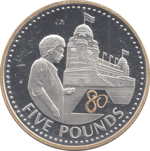 2006 SILVER PROOF FIVE POUND BAILIWICK OF JERSEY - SILVER WORLD COINS - Cambridgeshire Coins