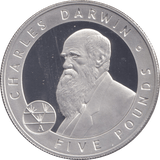 2006 SILVER PROOF FIVE POUND BAILIWICK OF JERSEY - SILVER WORLD COINS - Cambridgeshire Coins