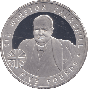 2006 SILVER PROOF FIVE POUND BAILIWICK OF JERSEY - SILVER WORLD COINS - Cambridgeshire Coins