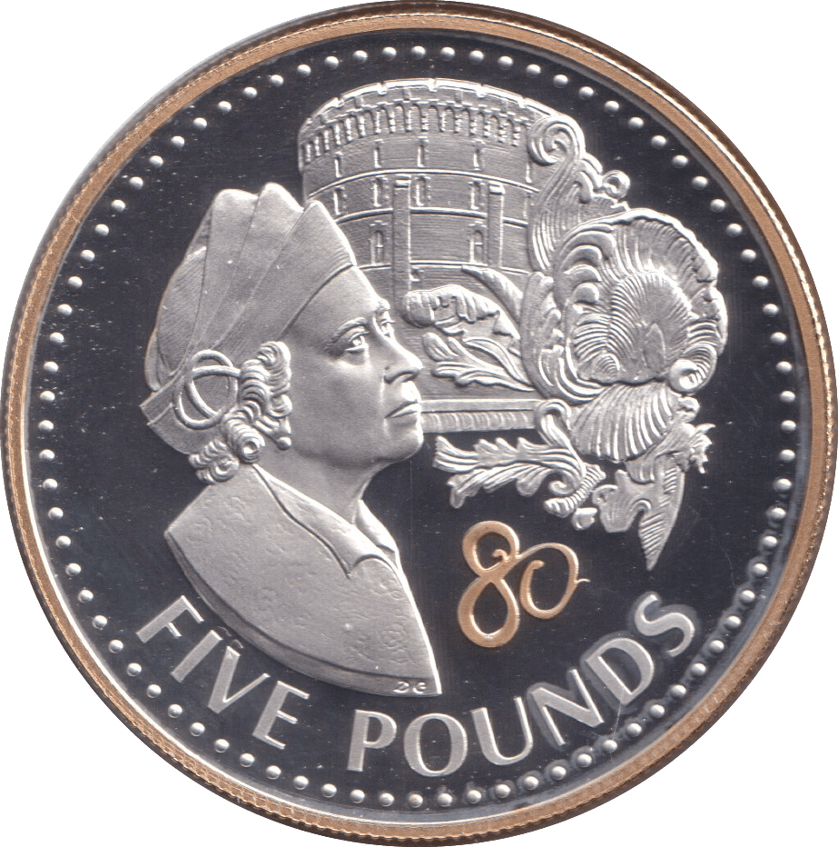 2006 SILVER PROOF FIVE POUNDS BAILIWICK OF GUERNSEY - SILVER WORLD COINS - Cambridgeshire Coins