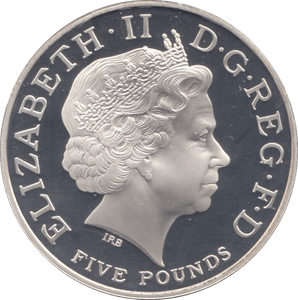 2006 SILVER PROOF FIVE POUNDS VIVAT REGINA - SILVER WORLD COINS - Cambridgeshire Coins