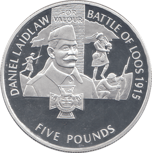 2006 SILVER PROOF FOR VALOUR FIVE POUNDS ALDERNEY - SILVER WORLD COINS - Cambridgeshire Coins