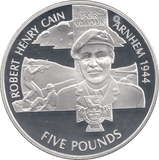 2006 SILVER PROOF FOR VALOUR FIVE POUNDS GUERNSEY - SILVER WORLD COINS - Cambridgeshire Coins