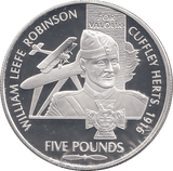 2006 SILVER PROOF FOR VALOUR FIVE POUNDS GUERNSEY - SILVER WORLD COINS - Cambridgeshire Coins