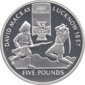 2006 SILVER PROOF FOR VALOUR FIVE POUNDS JERSEY - SILVER WORLD COINS - Cambridgeshire Coins