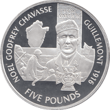 2006 SILVER PROOF FOR VALOUR FIVE POUNDS JERSEY - SILVER WORLD COINS - Cambridgeshire Coins