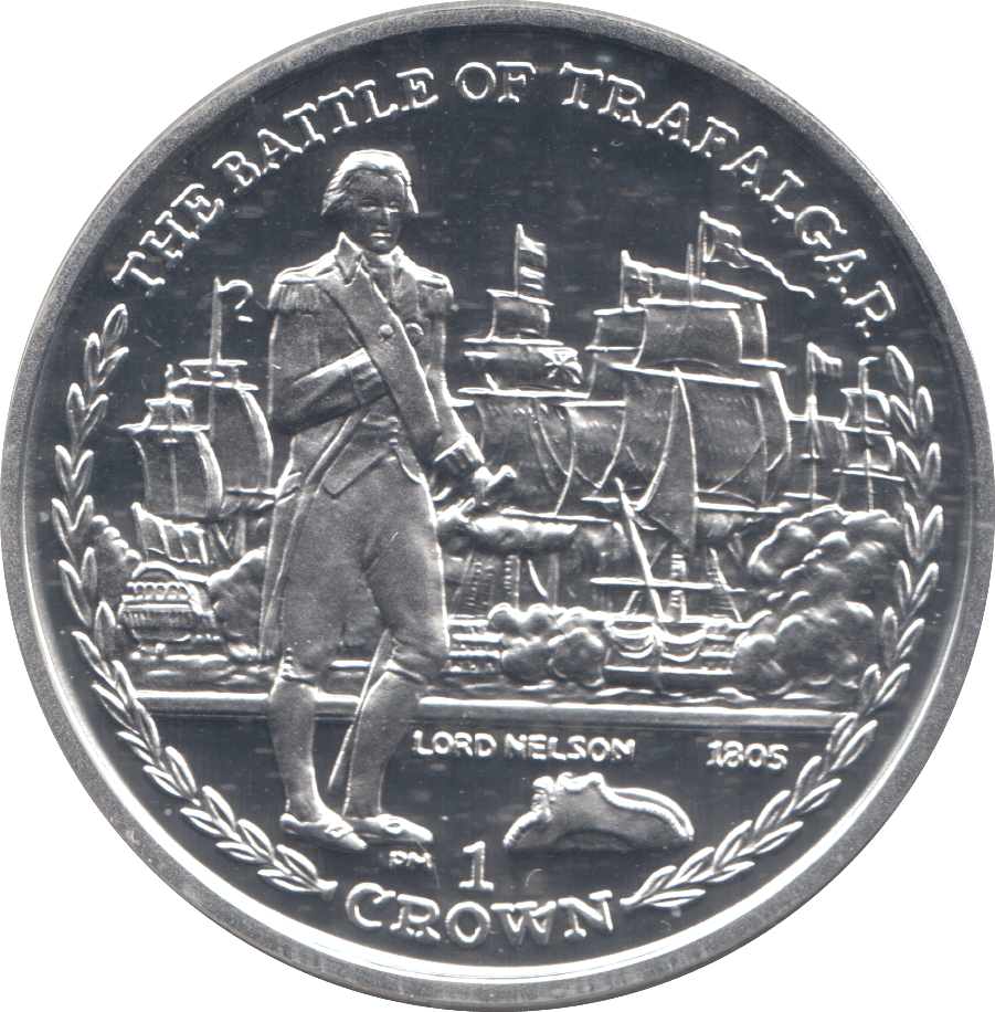 2006 SILVER PROOF ONE CROWN ISLE OF MAN - SILVER WORLD COINS - Cambridgeshire Coins