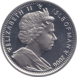 2006 SILVER PROOF ONE CROWN ISLE OF MAN - SILVER WORLD COINS - Cambridgeshire Coins