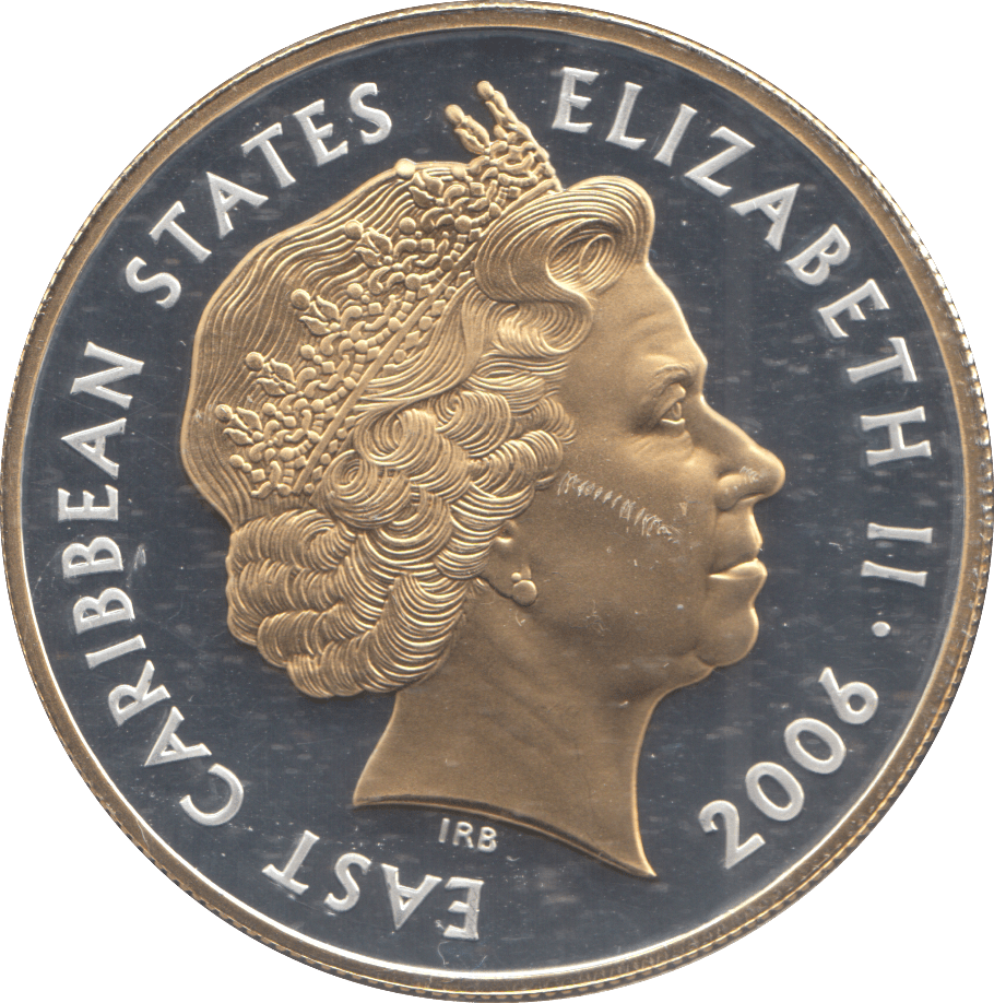 2006 SILVER PROOF TEN DOLLAR EAST CARIBBEAN STATES - SILVER WORLD COINS - Cambridgeshire Coins