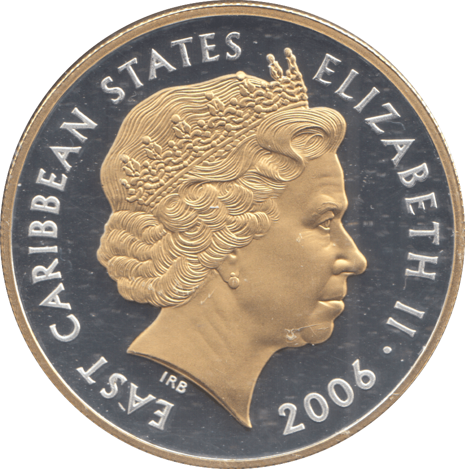 2006 SILVER PROOF TEN DOLLAR EAST CARIBBEAN STATES - SILVER WORLD COINS - Cambridgeshire Coins
