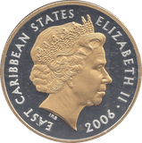 2006 SILVER PROOF TEN DOLLAR EAST CARIBBEAN STATES - SILVER WORLD COINS - Cambridgeshire Coins