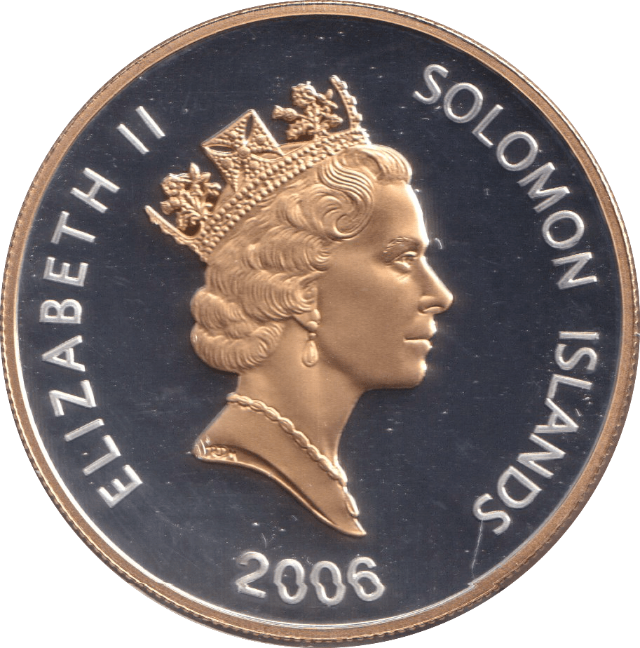 2006 SILVER PROOF TWENTY FIVE DOLLAR SOLOMON ISLANDS - SILVER WORLD COINS - Cambridgeshire Coins