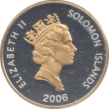 2006 SILVER PROOF TWENTY FIVE DOLLARS SOLOMON ISLANDS - SILVER WORLD COINS - Cambridgeshire Coins