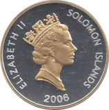 2006 SILVER PROOF TWENTY FIVE DOLLARS SOLOMON ISLANDS - SILVER WORLD COINS - Cambridgeshire Coins