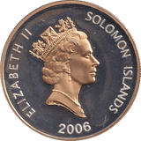 2006 SILVER PROOF TWENTY FIVE DOLLARS SOLOMON ISLANDS - SILVER WORLD COINS - Cambridgeshire Coins