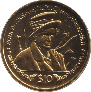 2006 TEN DOLLARS 80 YEARS 1 - WORLD COINS - Cambridgeshire Coins