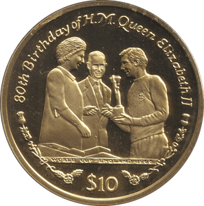 2006 TEN DOLLARS 80 YEARS 2 - WORLD COINS - Cambridgeshire Coins