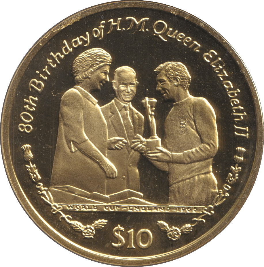 2006 TEN DOLLARS 80 YEARS 2 - WORLD COINS - Cambridgeshire Coins