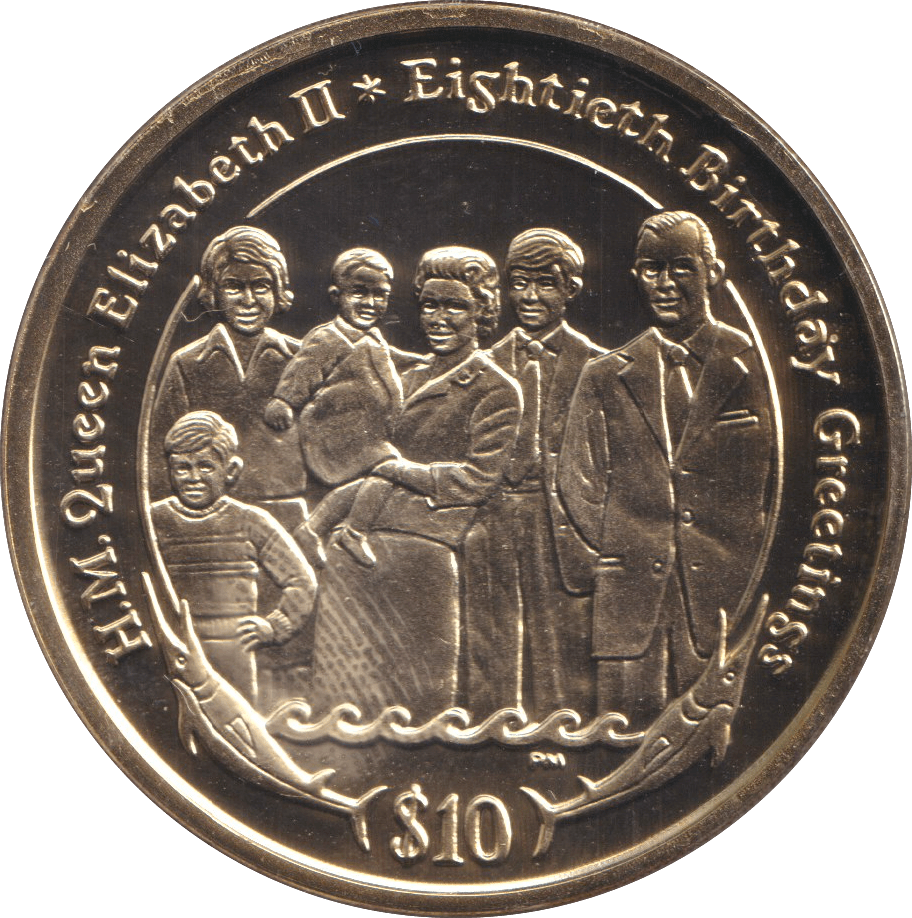 2006 TEN DOLLARS 80 YEARS 3 - WORLD COINS - Cambridgeshire Coins