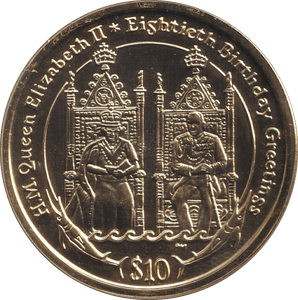 2006 TEN DOLLARS 80 YEARS 5 - WORLD COINS - Cambridgeshire Coins