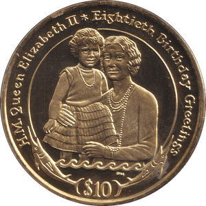 2006 TEN DOLLARS 80 YEARS 6 - WORLD COINS - Cambridgeshire Coins