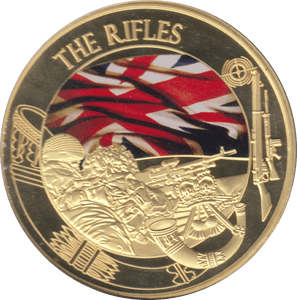 2006 THE ROYAL REGIMENTS THE RIFLES PROOF - WORLD COINS - Cambridgeshire Coins