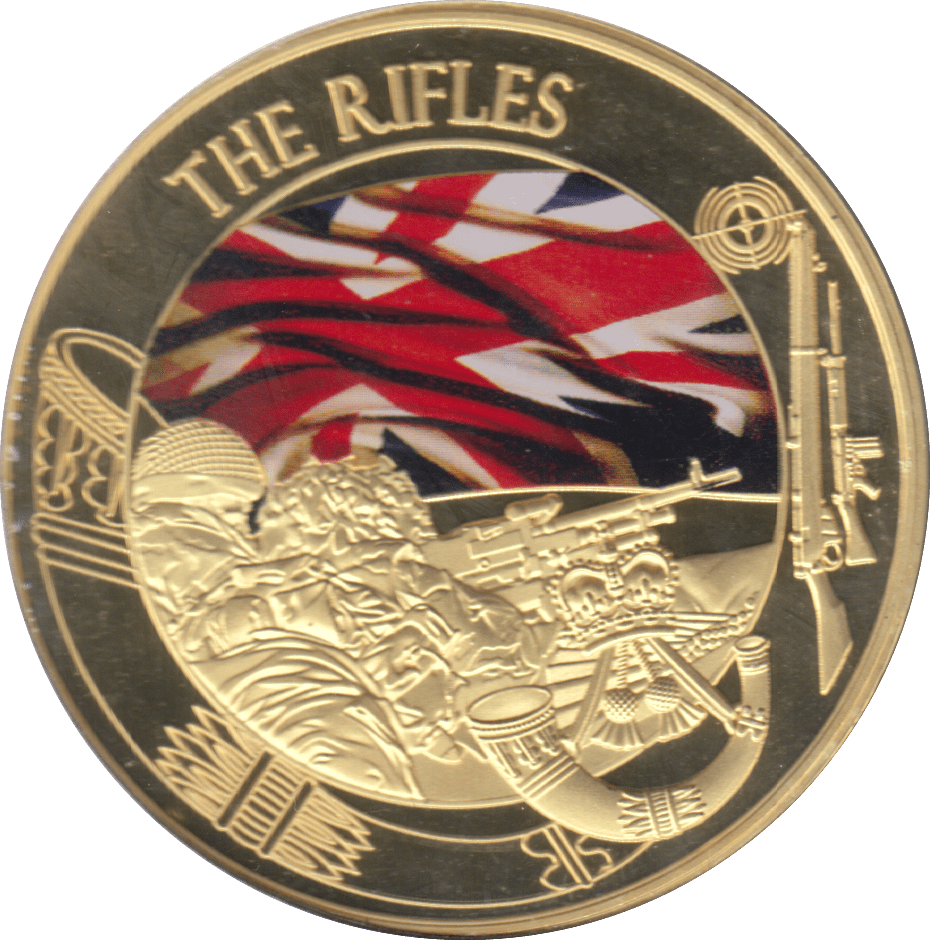 2006 THE ROYAL REGIMENTS THE RIFLES PROOF - WORLD COINS - Cambridgeshire Coins