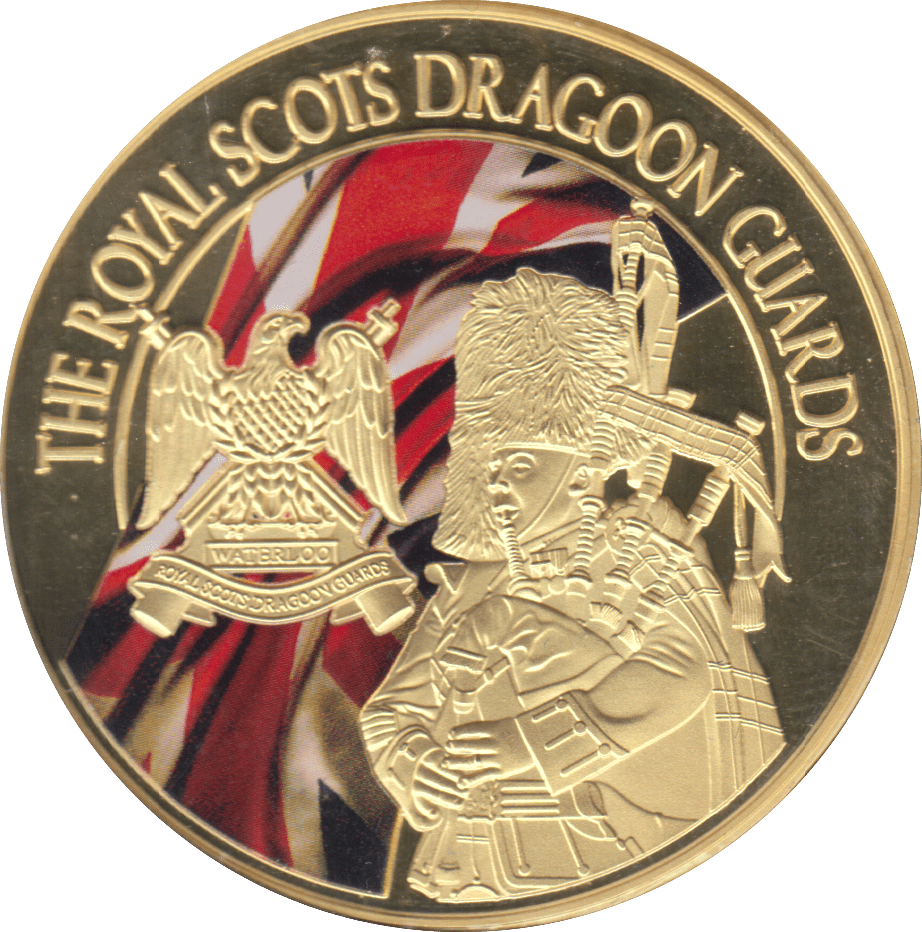 2006 THE ROYAL REGIMENTS THE ROYAL SCOTS DRAGOON GUARDS PROOF - WORLD COINS - Cambridgeshire Coins