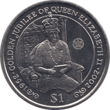 2007 $1 BRITISH VIRGIN ISLANDS F389 - WORLD COINS - Cambridgeshire Coins