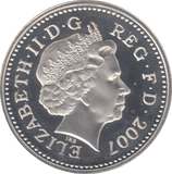 2007 £1 SILVER PROOF - £1 Silver Proof - Cambridgeshire Coins