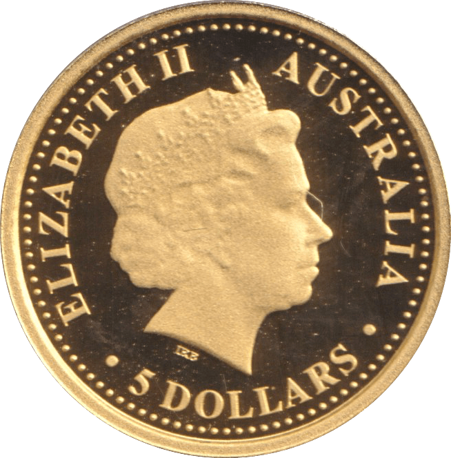2007 1/25 OZ 9999 GOLD PROOF 5 DOLLARS AUSTRALIA - GOLD WORLD COINS - Cambridgeshire Coins