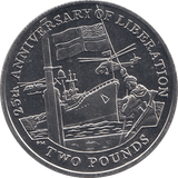 2007 2 POUND 25TH ANNIVERSARY OF LIBERATION ( BU ) - WORLD COINS - Cambridgeshire Coins