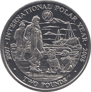 2007 2 POUND international polar year ( BU ) - WORLD COINS - Cambridgeshire Coins