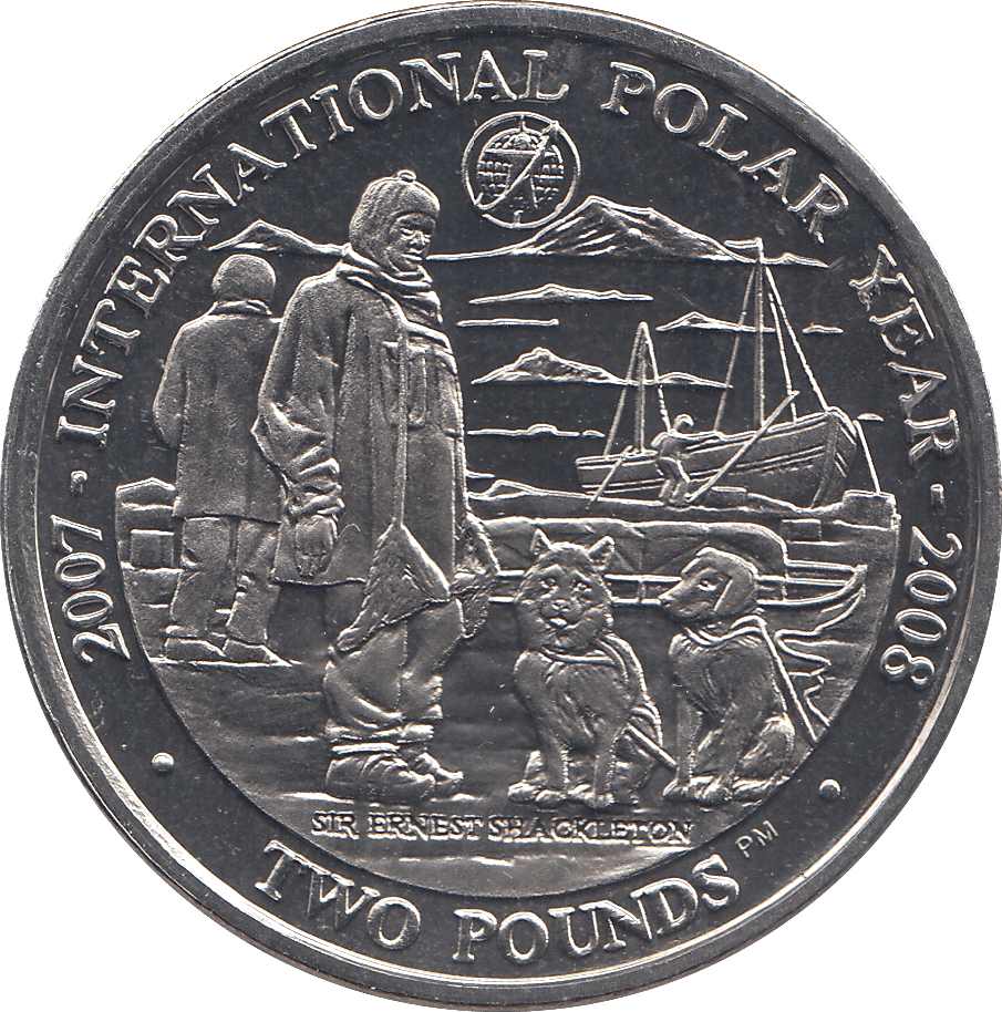 2007 2 POUND international polar year ( BU ) - WORLD COINS - Cambridgeshire Coins