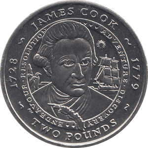 2007 2 POUND JAMES COOK ( BU ) - WORLD COINS - Cambridgeshire Coins