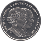 2007 2 POUND QUEEN ELIZABETH II & PRINCE PHILIP DIAMOND WEDDING COMMEMORATIVE COIN ( BU ) - WORLD COINS - Cambridgeshire Coins