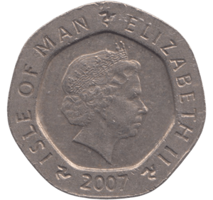 2007 20 PENCE CASTLE RUSHEN CLOCK - 20p BU - Cambridgeshire Coins