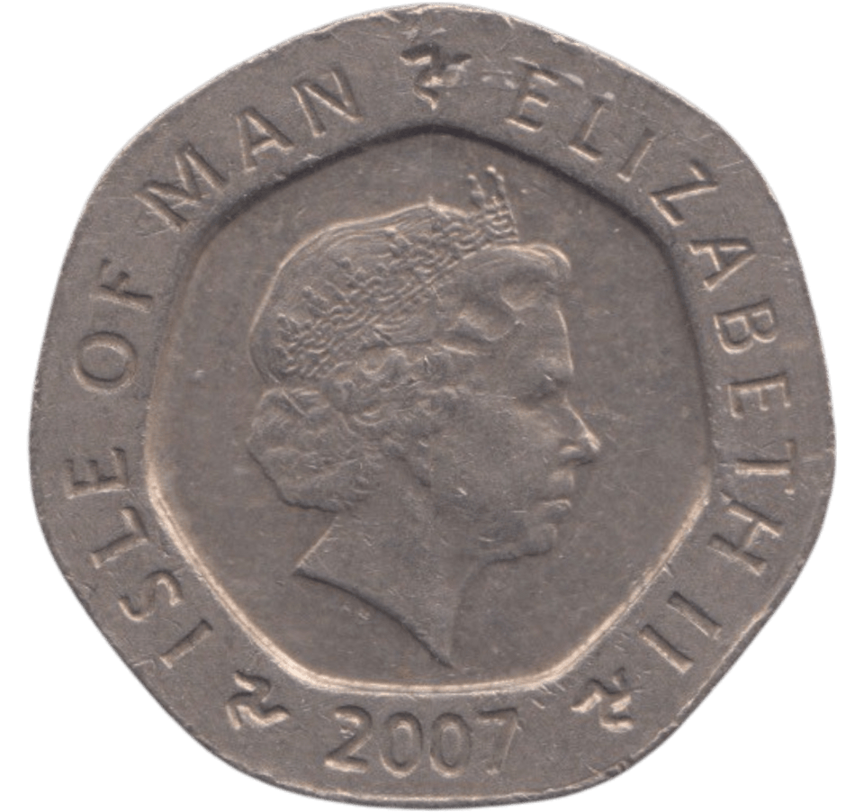 2007 20 PENCE CASTLE RUSHEN CLOCK - 20p BU - Cambridgeshire Coins