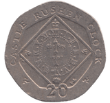 2007 20 PENCE CASTLE RUSHEN CLOCK - 20p BU - Cambridgeshire Coins