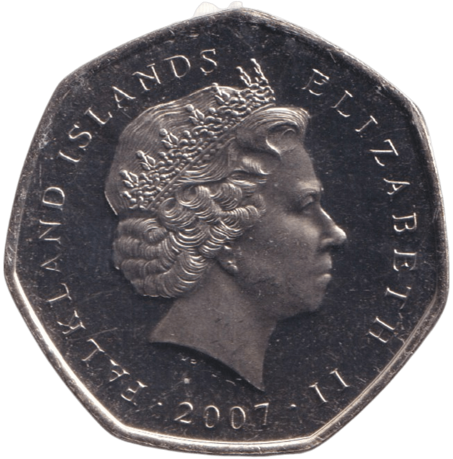 2007 25TH ANNIVERSARY LIBERATION 50P FALKLAND ISLANDS - 50p BU - Cambridgeshire Coins