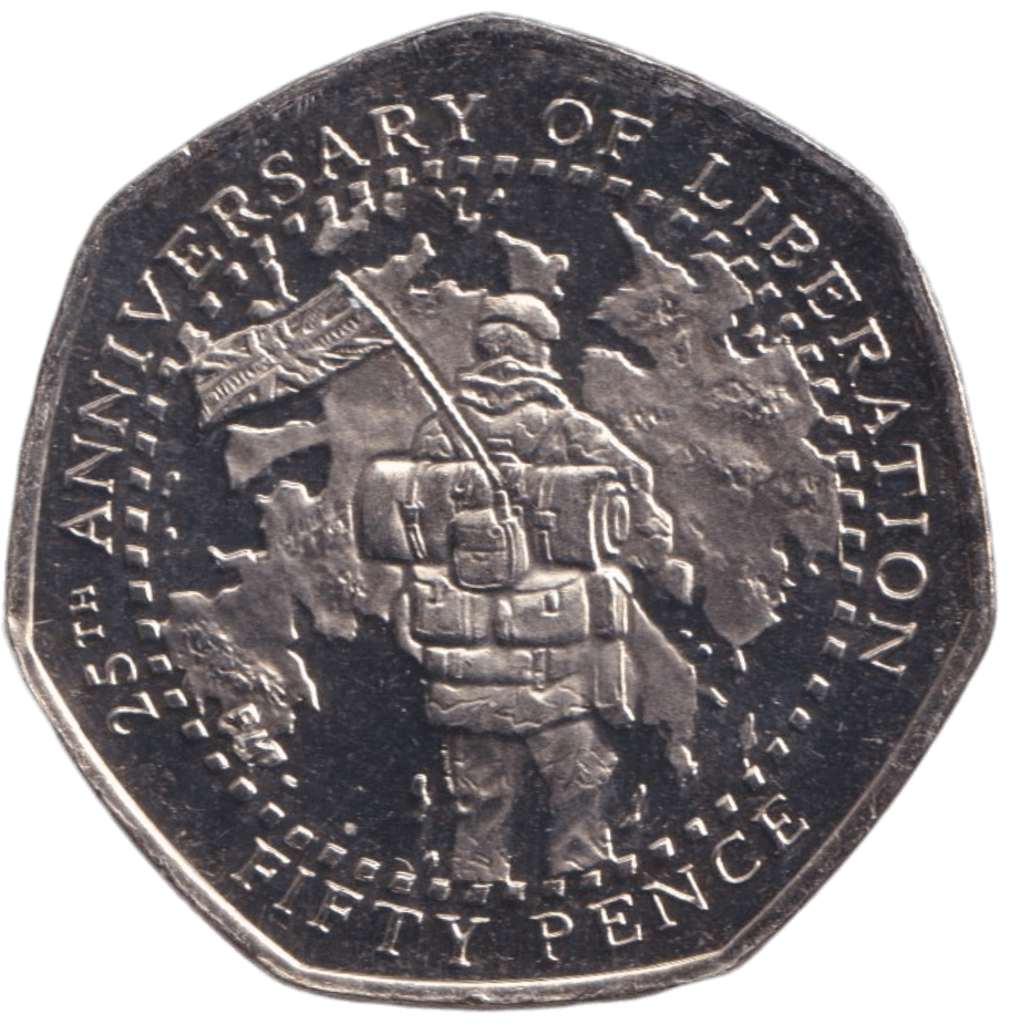 2007 25TH ANNIVERSARY LIBERATION 50P FALKLAND ISLANDS - 50p BU - Cambridgeshire Coins