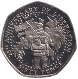 2007 25TH ANNIVERSARY LIBERATION 50P FALKLAND ISLANDS - 50p BU - Cambridgeshire Coins