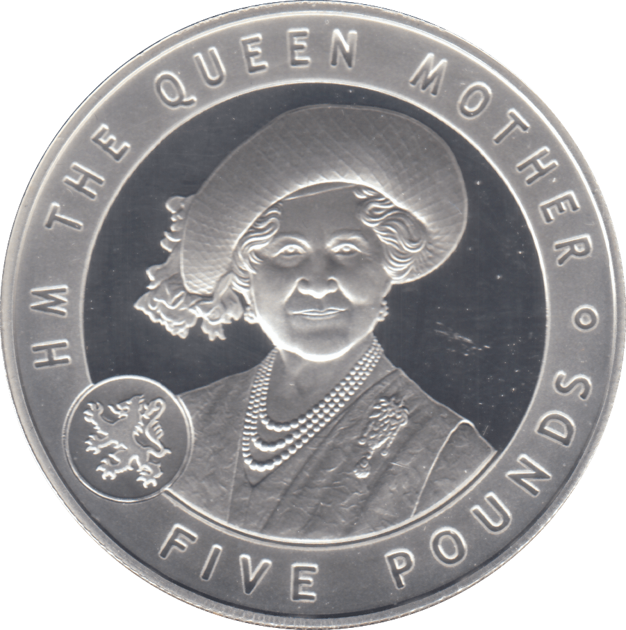 2007 £5 HM THE QUEEN MOTHER SILVER PROOF - WORLD COINS - Cambridgeshire Coins