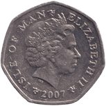 2007 50P TT RACE ISLE OF MAN - WORLD COINS - Cambridgeshire Coins