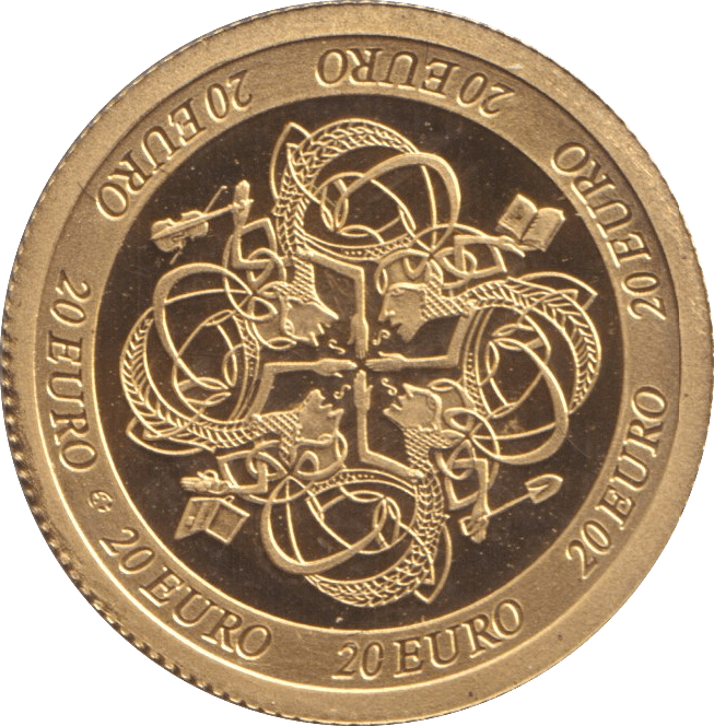 2007 .999 GOLD PROOF 20 EUROS IRELAND - GOLD WORLD COINS - Cambridgeshire Coins