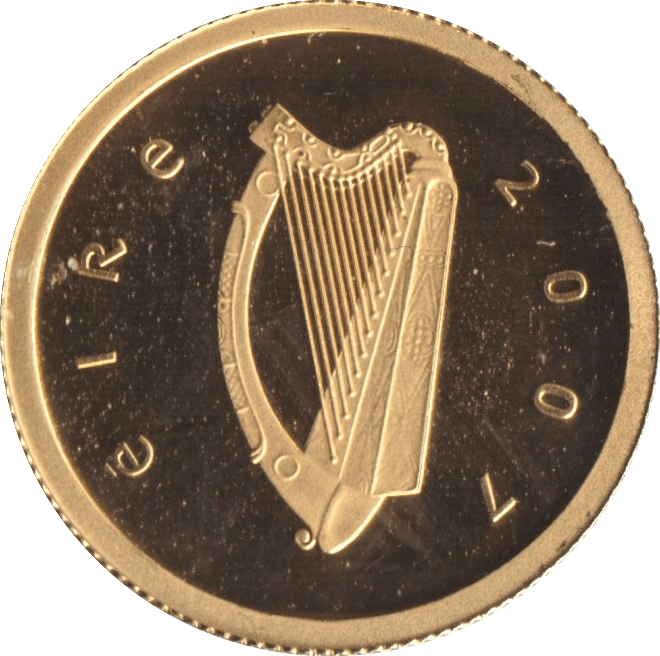 2007 .999 GOLD PROOF 20 EUROS IRELAND - GOLD WORLD COINS - Cambridgeshire Coins