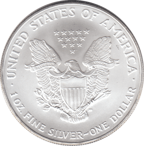 2007 AMERICAN EAGLE SILVER DOLLAR 1 OZ FINE SILVER - WORLD COINS - Cambridgeshire Coins