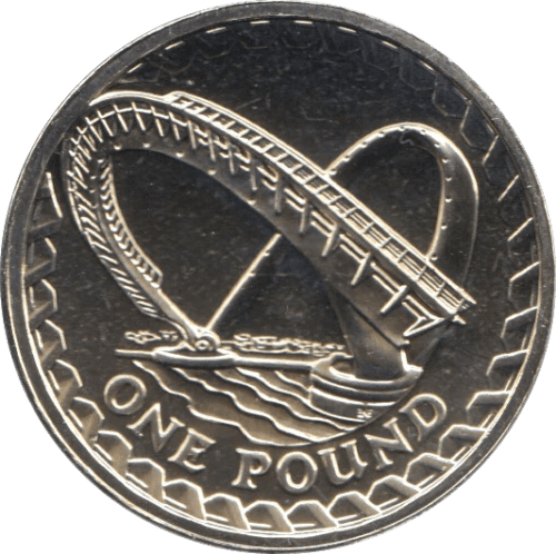 2007 BRILLIANT UNCIRCULATED £1 COIN PRESENTATION PACK GATESHEAD MILLENNIUM BRIDGE ENGLAND 2007 - £1 BU PACK - Cambridgeshire Coins