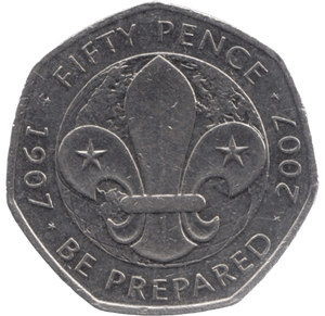 2007 CIRCULATED 50P SCOUT MOVEMENT - 50P CIRCULATED - Cambridgeshire Coins