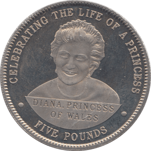 2007 DIANA LIFE OF A PRINCESS FIVE POUNDS - WORLD COINS - Cambridgeshire Coins